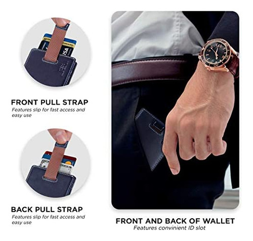 Cartera De Bolsillo Delgada Plegable Con Bloqueo Rfid De Ser