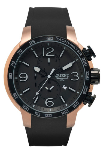 Relogio Orient Masculino Mrspc001 G2px Rose Preto Cronografo