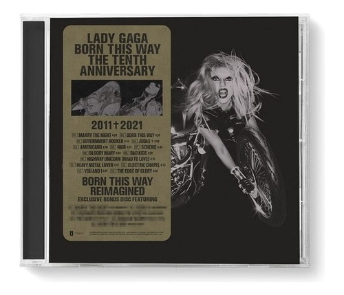 Lady Gaga  Born This Way The Tenth Anniversary Cd&-.