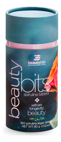 Energybits Beautybits - Tabletas De Algas Espirulina Puras, 