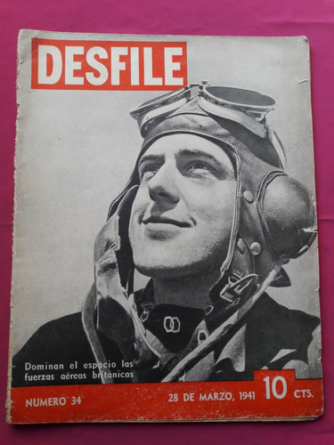 Revista Desfile Nº 34 - Marzo 1941 Fuerzas Aereas Britanicas