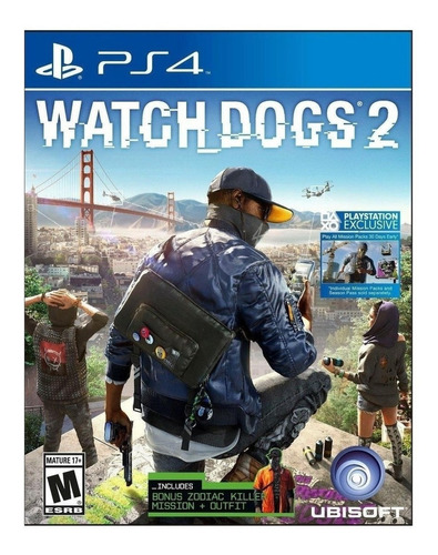 Imagen 1 de 5 de Watch Dogs 2 Standard Edition Ubisoft PS4 Físico