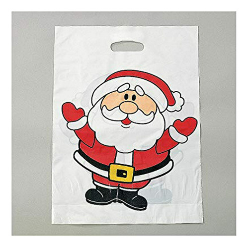 Bolsas Santa Navidad 50 Uds.