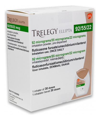 Trelegy Ellipta Incluye 30 Dosis Gsk Manual