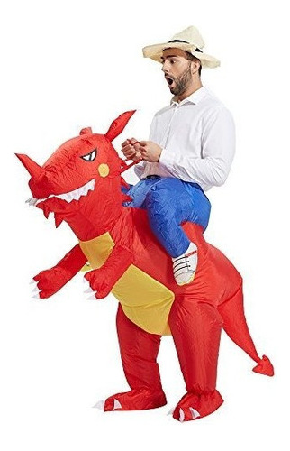 Disfraz De Dinosaurio Inflable Toloco T-rex | Trajes Hinchab