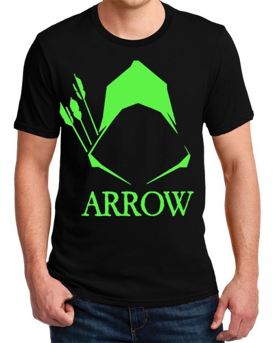 Remera En Mega Oferta Arrow Flecha Verde Comic