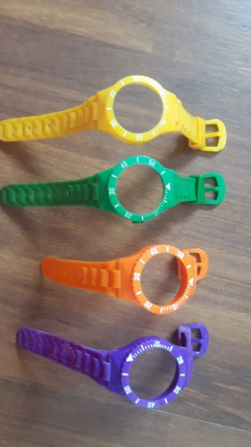 Lote De Pulseiras Antigas Para Relógio Swatch (anos 80)