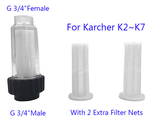 Juego De Filtros De Arandelas Para Karcher K2 K3 K4 K5 K6 K7