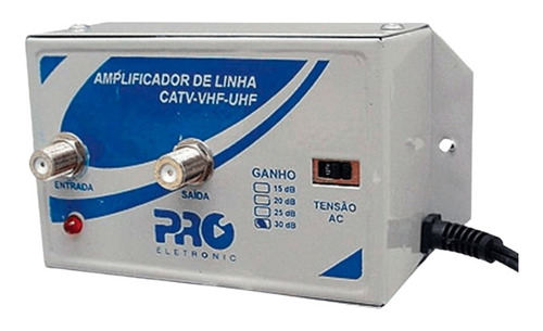 Amplificador De Linea Vhf/uhf/catv Pqal3 ( 027-120)