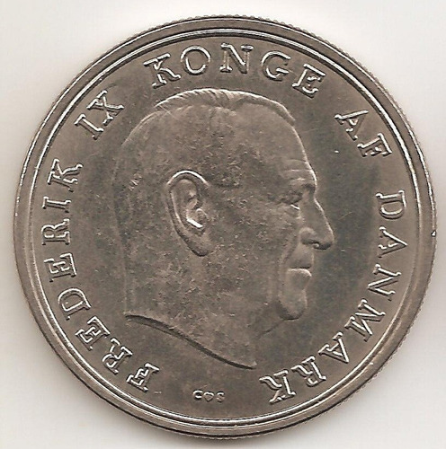 Dinamarca, 5 Kroner, 1965. Casi Sin Circular