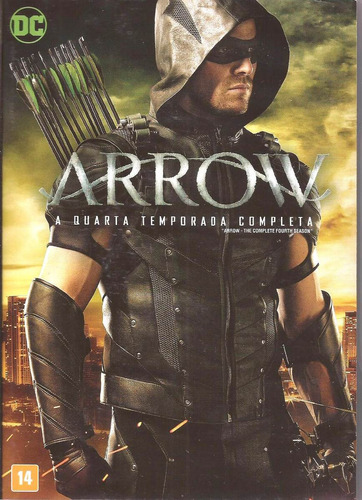 Dvd Box Arrow - 4ª Temporada (5 Dvds) - Lacrado - Dublado