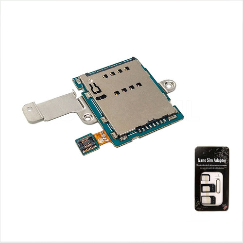 Slot Cartão Chip Sim Galaxy Tab P7500 Com Adaptador | N1