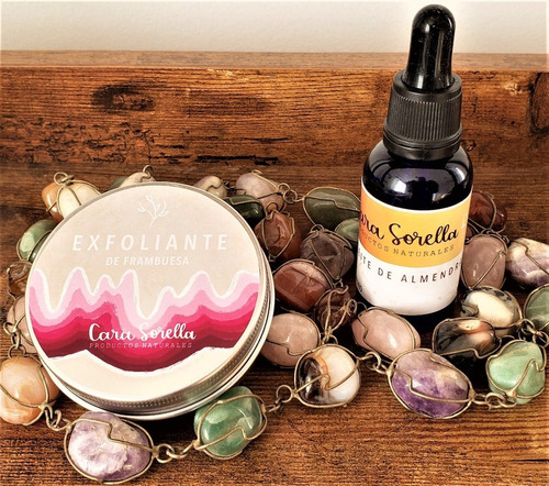 Pack Exfoliante Frambuesa + Aceite De Almendras, Cara Sorell