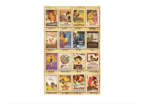 Imagen 1 de 3 de Juego De 32 Postales Películas Y Estrellas De Cine U.s.a.