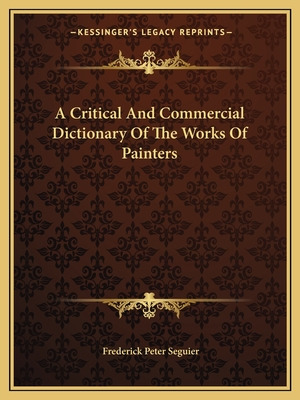 Libro A Critical And Commercial Dictionary Of The Works O...