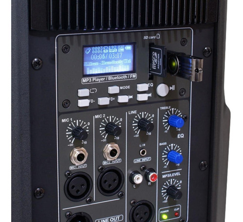Caixa De Som Acustica Staner Sr315a Bluetooth Usb + Tripé