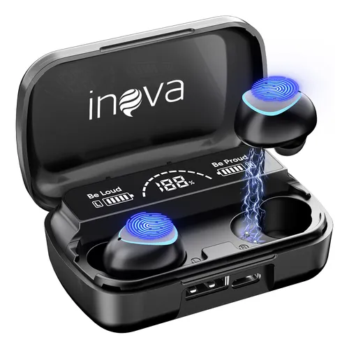 Fone De Ouvido Esportivo Sem Fio Tws Com Carregador Portátil