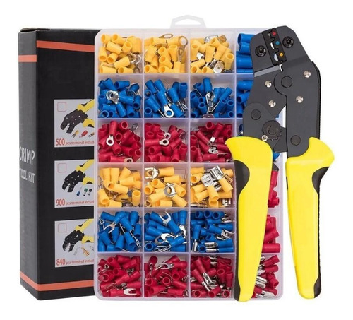 Crimping Kits & 500 Insulated Ratchet Terminals