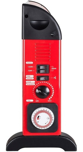 Imagen 5 de 6 de Calefactor Sindelen Convector Timer Estufa Electrica