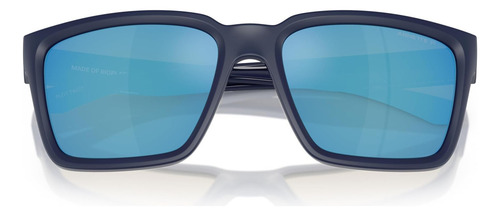 Anteojos de sol Arnette AN4346 talle Standard armazón negro y lente azul