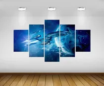 Comprar  Star Trek Murales En Madera Medida 60 X 100 