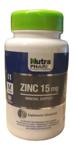 Zinc 15 Mg. Sabor N/a