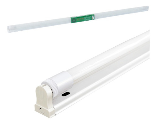 Kit Tubo Led T-8 1.20 Mts, 18 Watt, 6500k De Luz Fria