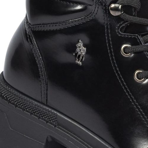 Bota Hpc Polo Charol Hiker Suela Track Agujeta
