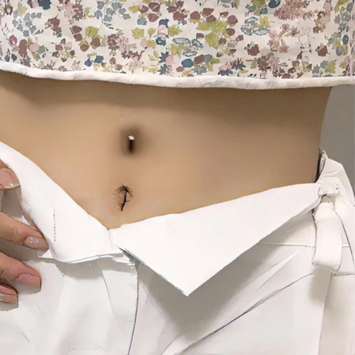 40 Pegatinas Desechables Para Tatuaje De Ombligo, Parche De