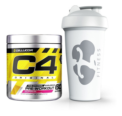 Imagen 1 de 5 de C4 Pre Entreno Cellucor X 60 Servicios + Vaso Mezclador