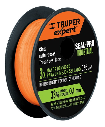 Cinta Sella Roscas Teflón 7 M 1/2'' Truper 12515