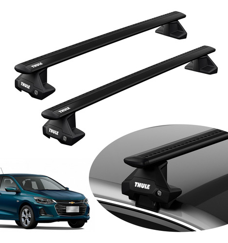Rack De Teto Thule Wingbar Evo Black Onix Plus 2020 21 22 23