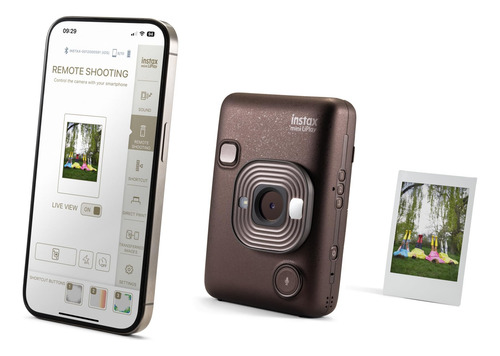 Cámara Fujifilm Instax Mini Liplay Hybrid Deep Bronze