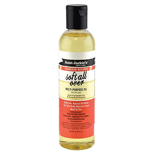 Aceite Aunt Jackie's De Lino Para Cabello Y Cuerpo