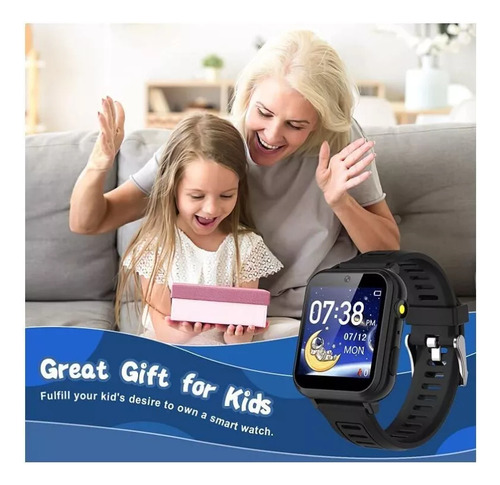 Reloj Inteligente Para Niños Con 24 Juegos De Rompecabezas,
