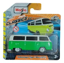 Comprar Auto Volkswagen Type 2 Bus 1971 1:64 Metal Maisto Coleccion 