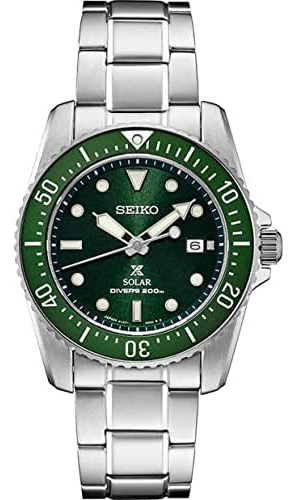 Seiko Sne583 Prospex Reloj Para Hombre Plateado 38,5 Mm De A