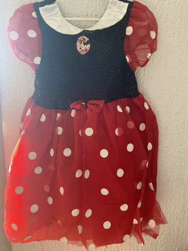 Disfraz Vestido  Minnie Mouse De Disney Xs (4/5)