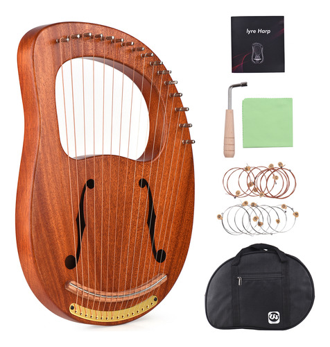 Bolsa De Madera Lyre Harp Wh-16 Harp De Repuesto Para Limpie