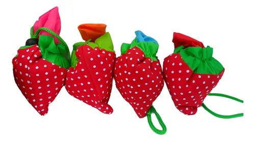Bolsa De Compras Plegable Estilo Fresa