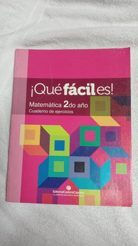 Cuaderno De Matematica Editorial Cadena Capriles