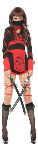 Disfraz Sexy De Dragón Ninja Para Mujer, Cosplay, Samurái