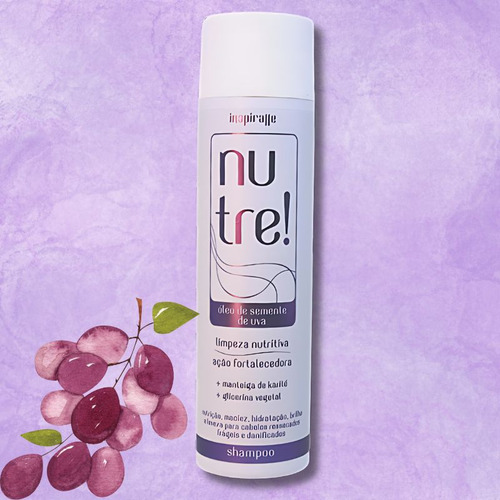 Inspiralle 250ml Shampoo Óleo De Semente De Uva Nutre!