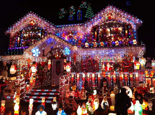Imagen 3 de 4 de Guirnalda Luces De Navidad 500 Led Multicolor