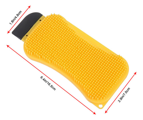 Cepillo De Limpieza De Silicona 3 En 1 Multifuncional Para C