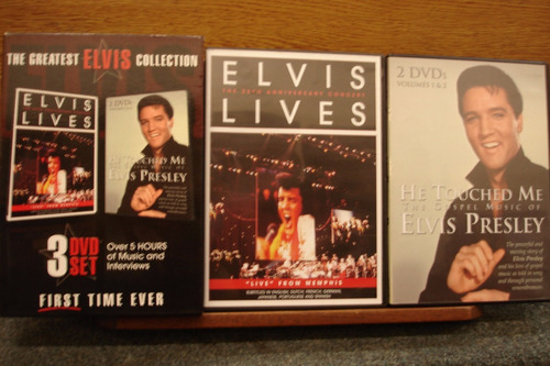 Elvis Collection 3 Dvd 5 Horas Musica Y Entrevistas