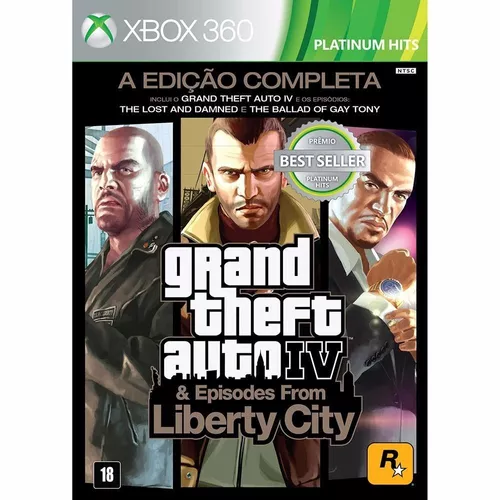 Jogo Grand Theft Auto & Episodes From Liberty City (GTA) - Xbox 360