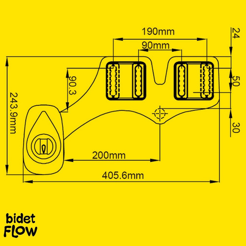 Imagen 6 de 8 de Nuevo Bidet Para Inodoro Agua Fría Boquilla Autolimpiante
