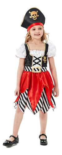 Disfraz De Pirata Para Niñas De Wizland, Vestido De Princesa