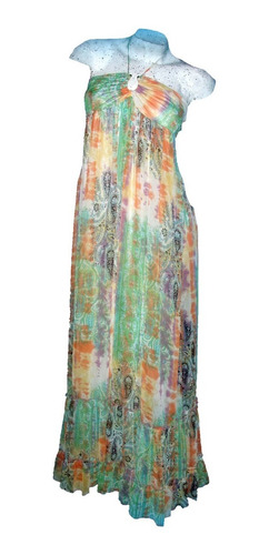 Solero Vestido Largo Floreado